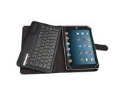 Universal Bluetooth Keyboard Case Cover For 7 8 inch Tablet PU Leather including iPad Mini 2 ; Samsung Galaxy Tab3 Tab 4; Google Nexus 7; Dell Venue 8 Pro;