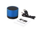 Blue Bluetooth Speaker Stereo Speaker Case 10m x TF MP3 MP4 PC