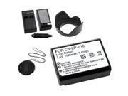 SODIAL 6 Item Compatible with Canon Rebel T3 EOS 1100D X50 LP E10 Battery