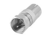 THZY Straight F Male to PAL Female Jack RF Coaxial Connector Pack 2