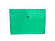 A Pack of 12 Plastic Stud Document Wallets Folders Filing Paper Storage green A4