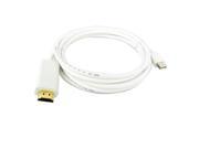Mini White DisplayPort DP to HDMI Male Adapter Cable For MacBook Pro Air iMac w Audio 6 feet