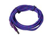 1M Braided Fabric Micro USB Data Sync Charger Cable Cord For Cell Phone Purple