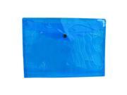 A Pack of 12 Plastic Stud Document Wallets Folders Filing Paper Storage blue A4