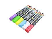 THZY SUOCAI 6pcs 3mm Highlighter Fluorescent Liquid Chalk Marker Pen for LED Writing Memo Board Glass decorating Sign