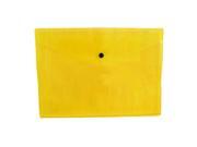 THZY A Pack of 12 Plastic Stud Document Wallets Folders Filing Paper Storage yellow A4