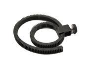 THZY Camera Photograph Flexible DSLR Lens Follow Focus Gear Ring Belt Black