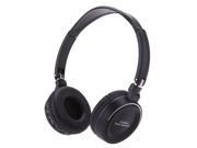 Wireless 3 in 1 Multifunctional Stereo Bluetooth Headphone Earphone Headset with Mic MP3 Player FM Radio for Smart Phones Tablet PC Notebook Black