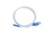 THZY Blue LED Light Visible Micro USB Charging Data Sync Cable for HTC Samsung Galaxy S3 S4 S5 Note 2 3 HTC One Sony Android Phone and Tablet