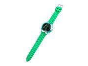 WOMAGE Unisex Silicone Quartz Watch Geneva Wrist Watch light green