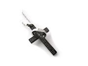 Men s Stainless Steel Cross Ring Chain Pendant Necklace Fashion Good Gift