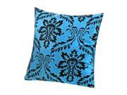 Home Sofa Bed Car Square Decorative Throw Pillow Case Cushion Cover Blue