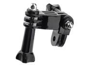 Three way Adjustable Pivot Arm Bar Mount Holder Bracket for Gopro Hero 1 2 3 3 Camera ST 15 Stainless steel PC Black