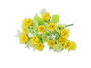 Yellow Artifical Rose Weeding Party Home Decor Silk Flower