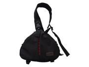 Caden K1 Waterproof Fashion Casual DSLR Camera Bag Case Messenger Shoulder Bag for Canon Nikon Sony Black