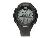 THZY skmei 5ATM Waterproof Fashion Men LCD Digital Stopwatch Chronograph Date Alarm Casual Sports Wrist Watch Titanium color
