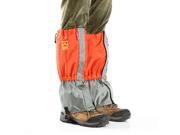 AOTU Outdoor Waterproof Windproof Gaiters Leg Protection Guard Skiing Hiking Climbing mountaineering Orange