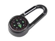 Multifunctional Mini Compass Thermometer Keychain in 1