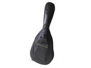 600D Water resistant Gig Guitar Bag Backpack Shoulder Straps Pockets 5mm Cotton Padded Black for 41in Guitar