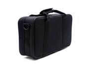 600D Water resistant Gig Bag Box Oxford Cloth for Clarinet with Adjustable Single Shoulder Strap Pocket Foam Cotton Padded