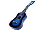 23 Guitar Mini Guitar Basswood Kid s Musical Toy Acoustic Stringed Instrument with Plectrum 1st String Blue