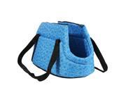 Foldable and washable Small Dog Cat Pet Travel Carrier Tote Bag Purse Bag Soft padded small pet shoulder carrier bag tote. Blue