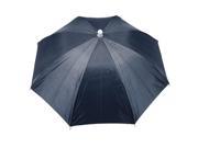 Navy Blue Fishing Outdoor Sports Polyester Umbrella Hat