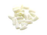 White XXL 20Pcs Soft Pet Paw Claw Control Dog Cat Nail Caps Cover