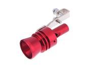 11.5×3.3cm Turbo Sound Exhaust Muffler Pipe Whistle Blow off valve BOV Simulator Whistle for 2000CC 2400CC XL Red