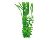 Plastic Fish Tank Water Plant Decoration 16 inch Height Green
