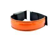 Orange LED Safety Reflective Strap Shine Armband for Running