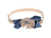 Hair band for baby Cute ribbon Pattern Blue White
