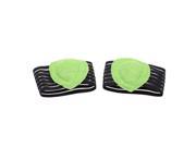 2Pcs Feet Protect Care Metatarsal Cushion Pain Arch Support Cushion Footpad Run Up Pad Black Green
