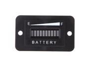 36 Volt Golf Cart Digital LED Battery Status Charge Indicator Monitor Meter Black