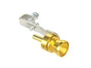 THZY 10.2×2.5cm Turbo Sound Exhaust Muffler Pipe Whistle Blow off valve BOV Simulator Whistle for 2000CC 2400CC M Gold
