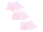 6 Pcs Plastic Magic Paste Posts Fringe Hair Bangs Stickers Pink