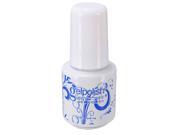 THZY 1 x 5ml Polish Gloss enamel with Blue and White Porcelain Bottle Patron French for Nails Glitter Sequins Detachable Anti Allergic UV Gel Polish Red 28