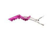 Crocodile Hairdressing Sectioning Clamp Hair Styling Hair Clips Rose Red White