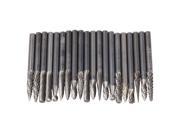 THZY 20 x Tungsten Steel Solid Carbide Burrs For Rotary Drill Die Grinder Carving