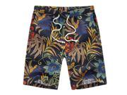Classic Flower Print Design Men s Shorts Linen Breathable Fast Dry Men Casual Beach Shorts Mens Boardshorts K 3XL