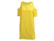 Yellow Summer Women Bodycon Sexy Strapless Short Sleeve Chiffon Clothes Beachwear Casual Dresses 2XL
