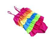 Children s Rainbow Lovely Baby Swimsuit Bikini Rainbow M age4 5