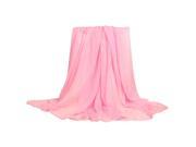 Light Pink Trendy Summer Care Solid Color Scarf Shawl For Women