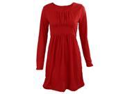 New Fashion autumn Casual Dress Long Sleeve Party Dresses Sexy Dress red XL