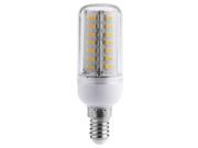 E14 6W 5630 SMD 56 LED Energy Saving Corn Light Bulb Lamp Warm White 200 230V 360 Degrees