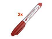 THZY 3x Marker felt Permanent DVD Disc CD Pen Written Waterproof Red