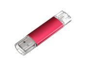4GB USB Memory Stick OTG Micro USB Flash Drive Mobile PC Red