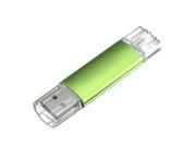 32GB USB Memory Stick OTG Micro USB Flash Drive Mobile PC green