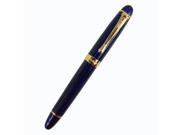 Jinhao x450 Fountain pen deep blue Twist and Gold