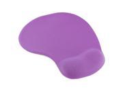 THZY Office Laptop PC Silicone Gel Wrist Rest Support Mouse Pad Mat Lavender